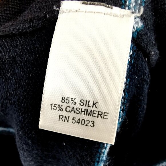 Banana Republic Men's L Silk Cashmere Striped - Picture 5 of 11